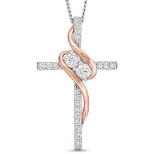 Ever Us Cross Necklace 💕